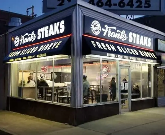 frank's steaks philly storefront